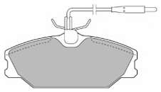 Комплект тормозных колодок, дисковый тормоз