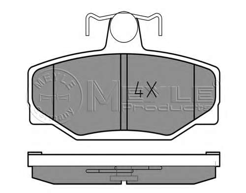 Комплект тормозных колодок, дисковый тормоз
