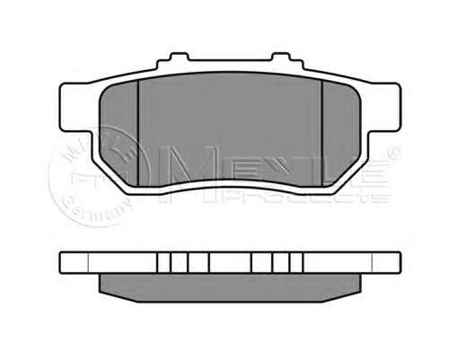 Комплект тормозных колодок, дисковый тормоз
