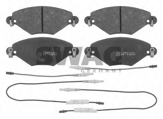 Комплект тормозных колодок, дисковый тормоз