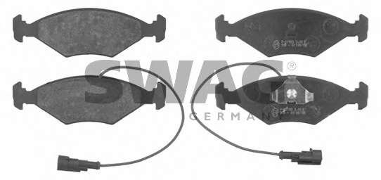 Комплект тормозных колодок, дисковый тормоз