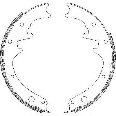 Комплект тормозных колодок