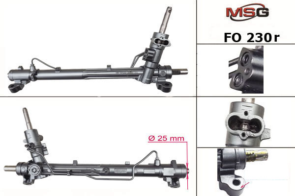 msg-fo230r Рулевая рейка восстановленная MSG FO 230R