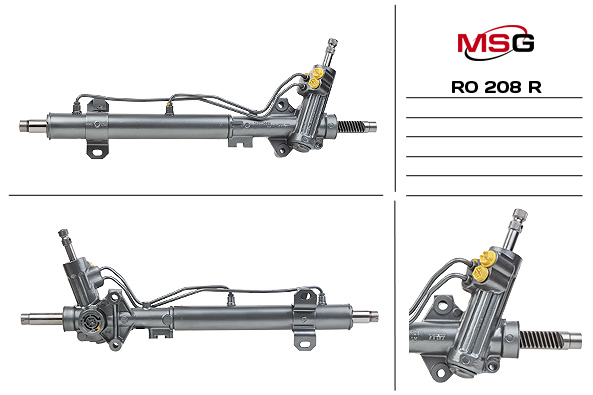 msg-ro208r Рулевая рейка восстановленная MSG RO 208R