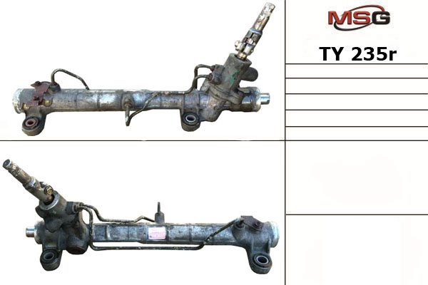 msg-ty235r Рулевая рейка восстановленная MSG TY 235R