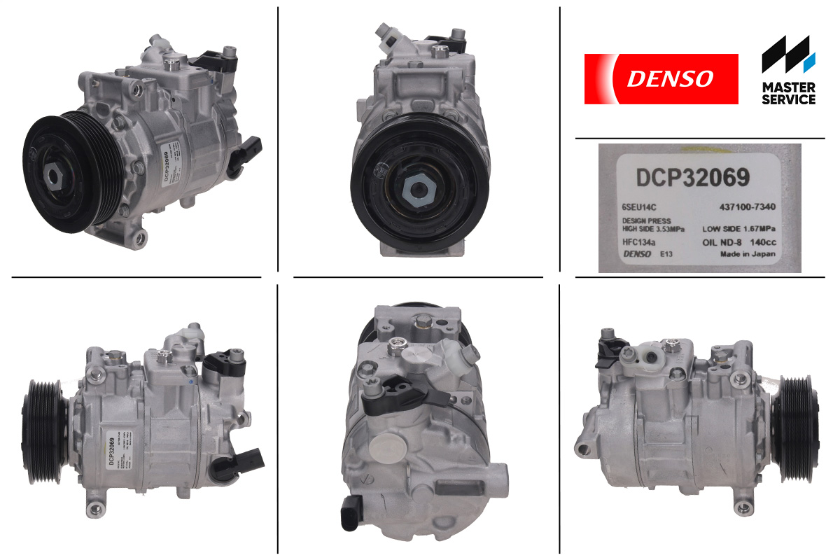 компрессор кондиционера denso