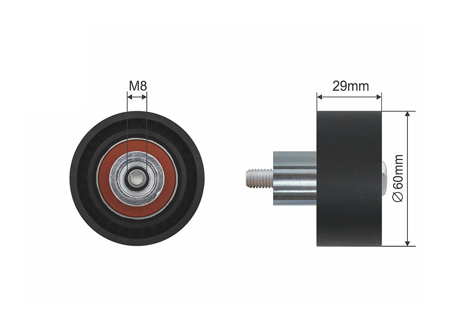 NTY PULLEY IDLER V-BELT