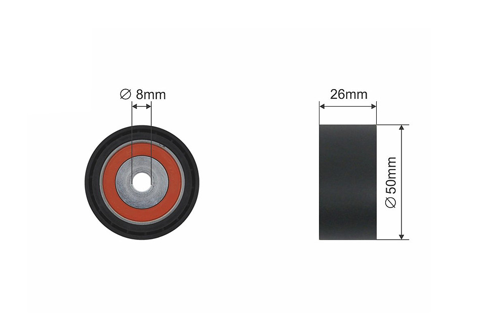 NTY PULLEY IDLER V-BELT