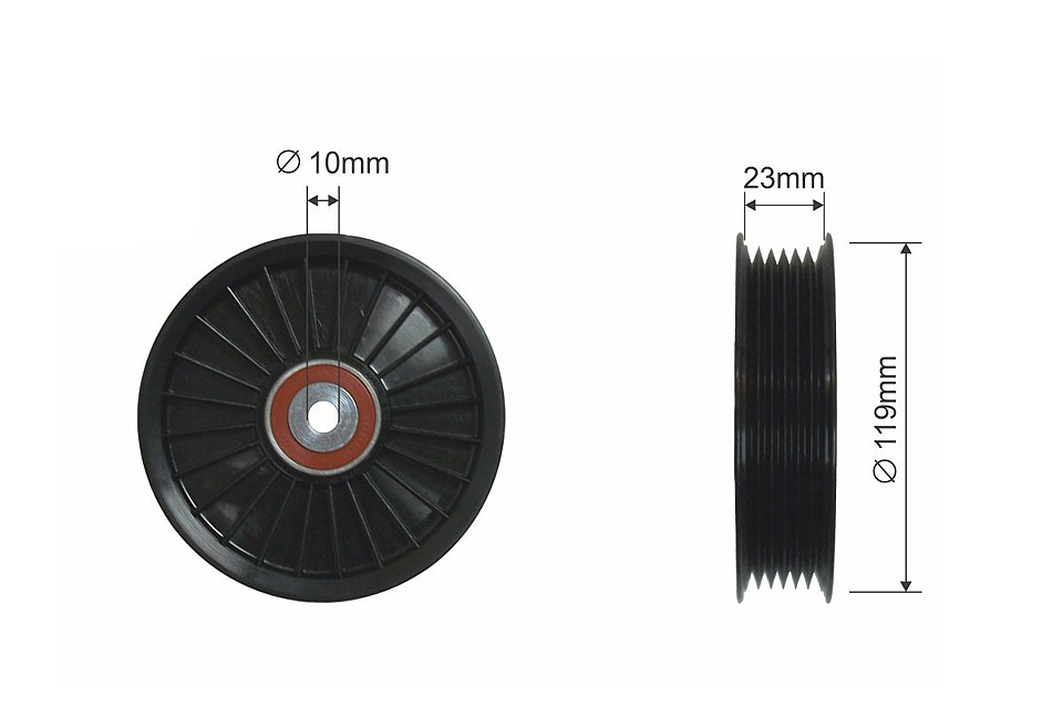 NTY PULLEY IDLER V-BELT