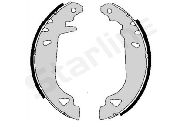Szczeki hamulcowe s bc 04780 szt starline