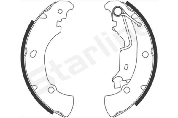 Szczeki hamulcowe s bc 08770 szt starline