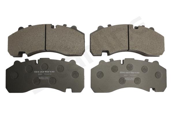 Дисковые тормозные колодки, комплект (с РМК), BPW, 29167 WVA